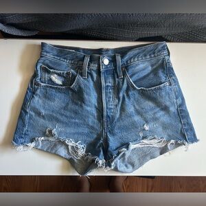 Levi’s High-Waisted Jean Shorts